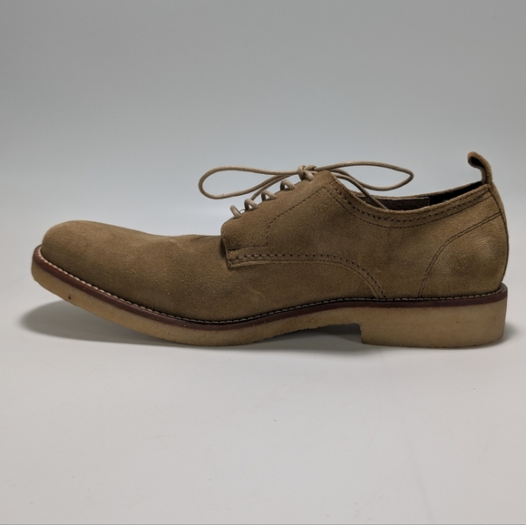 Banana Republic Dewitt Sand Suede Leather Oxford Shoes main image 8